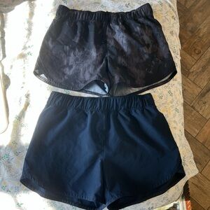 Old Navy kids Black and Dark Blue Athletic Shorts